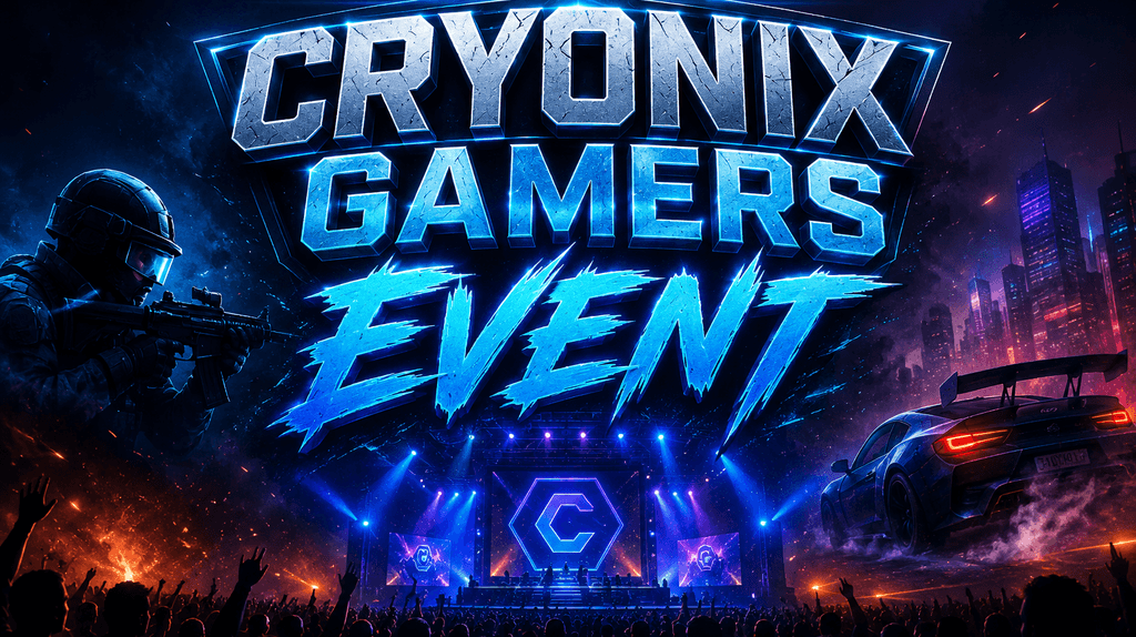 Cryonix Gamers Event — Bühnenshow mit Publikum